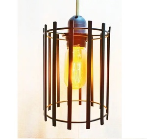 Classic Design Handmade Iron Black Pendant Lamp New Design <b>Decorative</b> Hotel and Restaurant Pendant <b>Light</b> Metal - Product Image 1
