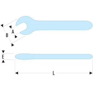 Llaves de Boca Abierta Aisladas de 1000 Voltios de la Serie VSE de Facom - Product Image 2