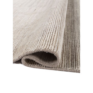 Alfombra Grande de Lana Tejida a Mano Tesoro, Color Marfil, Rectangular, para Entrada, Dormitorio, Hecha a Mano, Hwl-419 - Product Image 2