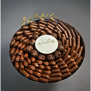 Bols de service de bonbons au chocolat de table de décoration intérieure en plateaux de chocolat en métal pour mariage et autres événements au meilleur prix - Product Image 6