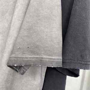 T-shirt en coton délavé à l'acide personnalisé pour hommes Fabricant d'impression ODM T-shirts surdimensionnés, graphiques et unis Vente en gros de vêtements unisexes pour hommes - Product Image 6