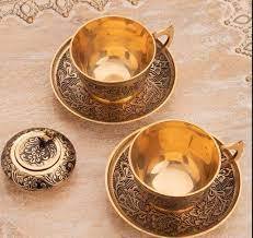 Cafetera de latón árabe de alta calidad, dálah, con caño largo, novedad, al por mayor - Product Image 3