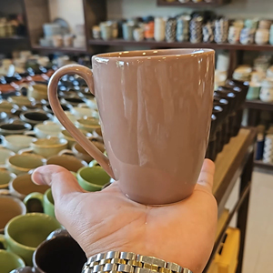 ถ้วยชาขนาดใหญ่มากพร้อมที่จับของตกแต่งห้องครัวสไตล์เรียบง่ายภาชนะใส่เครื่องดื่มสุดชิคสไตล์โบฮีเมียนใช้ในชีวิตประจำวัน - Product Image 1