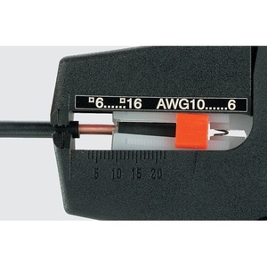 Automatic <b>Wire</b> <b>Stripper</b> Stripax 16 190 mm 6-16 (AWG 10...6) Mm White MLLER Product for RV Electrical Systems - Product Image 4