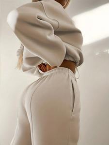 ชุดวอร์มกีฬาแบบยูนิเซ็กซ์ ชุดออกกำลังกาย ชุดลำลองสไตล์สตรีท สำหรับผู้ชายและผู้หญิง ไลฟ์สไตล์สมัยใหม่ - Product Image 3