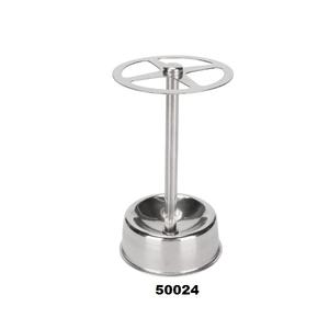 Support porte-brosse à dents en acier inoxydable avec 4 fentes Organisateur de rangement en métal polyvalent pour comptoir de vanité de salle de bain à domicile - Product Image 1