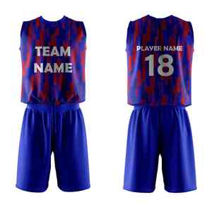 Ensembles d'uniformes de volleyball personnalisés avec options d'impression par sublimation disponibles en tissu polyester pour les jeux d'école et d'entraînement américains - Product Image 3