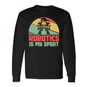 T-shirt à manches longues promotionnel AI Robotics Engineering pour ingénieurs et passionnés de sport - Product Image 2