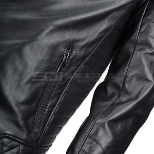 Nueva chaqueta de cuero para hombre 2026, venta al por mayor, chaqueta de cuero genuino para hombre de alta calidad - Product Image 4