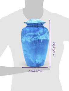 Urnes de conception les plus tendances pour les cendres humaines Nouveau design d'urnes de crémation en métal faites à la main avec finition naturelle au prix de gros - Product Image 3