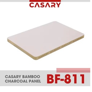 Panneau de revêtement de plafond mural en plastique PVC multicolore Style minimaliste moderne Étanche à l'humidité Charbon de bambou Penderies de meubles - Product Image 4