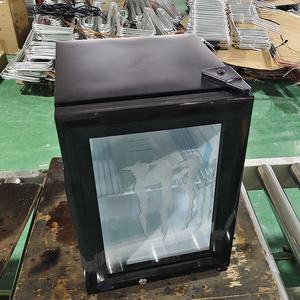 21L <b>Mini</b> Fridge for Drinks LED Interior Glass Door <b>Freezer</b> Function OEM Available - Product Image 5