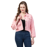Confortable saison d'hiver de qualité supérieure grande taille femmes Denim jean veste respirant écologique lavé décontracté Slim Fit