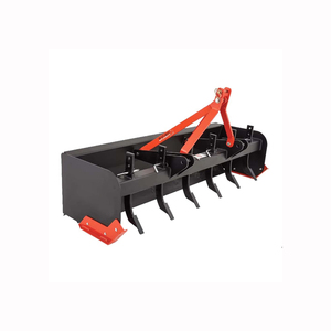 Hoja de caja de enganche de 3 puntos para tractor, montaje trasero, mantenimiento de carreteras, nivelación de tierra, dientes escarificadores ajustables duraderos - Product Image 1