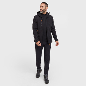 Veste polaire de ski personnalisée haute qualité résistante au vent, imperméable, softshell, hiver, homme, col zippé, réversible - Product Image 3