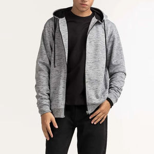 Sudadera con Capucha y Cremallera para Hombre, Diseño Nuevo, Invierno, con Logotipo Personalizado, Tejido de Felpa, Alta Calidad, Corte Regular - Product Image 1