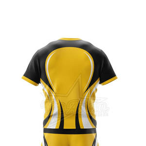 Ropa deportiva de poliéster 100% más vendida de calidad superior Uniforme de rugby para adultos Estilo de conjuntos transpirables - Product Image 2