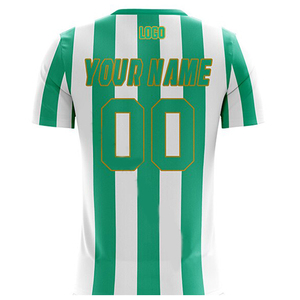 Maillot d'entraînement de football personnalisé avec logo imprimé, manches courtes, 100% polyester, séchage rapide, haute qualité - Product Image 3