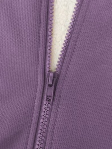 Most Popular Plain Blank Custom <b>Pullover</b> <b>Men</b> Hoodies Purple Hooded Fleece Jacket Lined With Sherpa Inner Regular Fit Unisex - Product Image 5