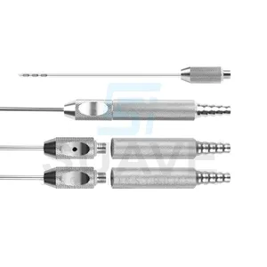 Drie Gaten Liposuctie Micro Canule Met Schroefdraad Handvat Voor Vetoverdracht Liposuctie Instrument Door Suave Chirurgische Instrum