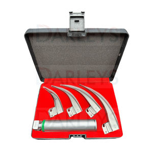 Set de Laringoscopio de Fibra Óptica de Calidad Premium, Fuente de Alimentación Manual, Set de Laringoscopio de Fibra Óptica Reutilizable - Product Image 1