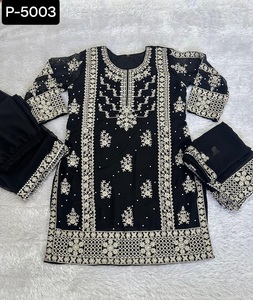 Colección elegante más vendido hermoso traje afgano conjuntos paquistaní Salwar Kameez nuevo estilo Casual vestidos de mujer - Product Image 1