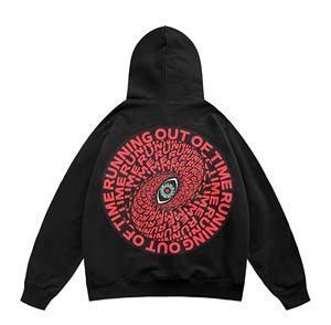 Sweat à capuche OEM personnalisé mode haute qualité avec logo imprimé vêtements de rue en coton surdimensionné lourd Boxy Fit pour hommes - Product Image 6