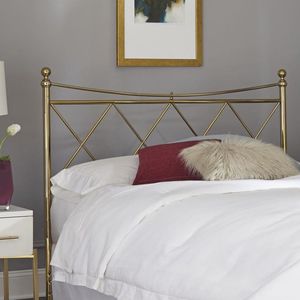 Estructura de cama tradicional de latón que muestra la artesanía artística para entornos de dormitorio de estilo herencia. - Product Image 6