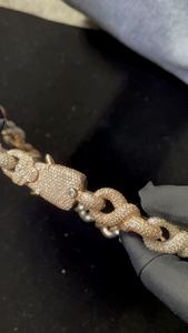 Cadena Cubana de Diamantes de Alta Calidad para Hombre con Plata 925, Joyería Iced Out para Hombres y Mujeres, Ideal para Bodas y Eventos, Disponible para Venta al por Mayor - Product Image 5