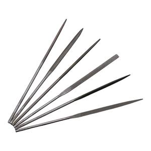 Harga Pabrik DIY Set Kikir Baja Karbon Tinggi Swiss Berkualitas Tinggi Bentuk Bulat Persegi Alat Pembuat Perhiasan Emas Bergetar Berlian 6pcs 140mm - Product Image 4