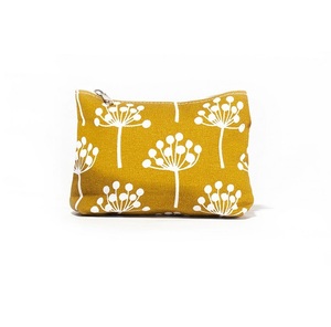 Bolsas de maquillaje, bolsa de viaje para cosméticos, bolsa de sublimación de alta calidad, lienzo de serigrafía ecológico de lino y algodón en blanco - Product Image 3