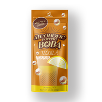 Anında İçilebilir Alkollü Patlayan Boba Tapioka Topları Viski ve Rom Aromalı 100g Hazır İçilebilir Bardak Ambalajında Hızlı İçecek Karışımı İçin