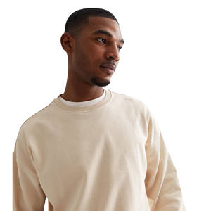 Sudadera de Cuello Redondo para Hombre, de Alta Calidad, con Logotipo Frontal, Corte Holgado, Manga Larga, Talla Grande - Product Image 3