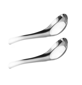 Cuchara de sopa de acero espejado Cucharas de café de postre Cuchara de sopa de acero inoxidable Juego de 6 para obsequios - Product Image 5