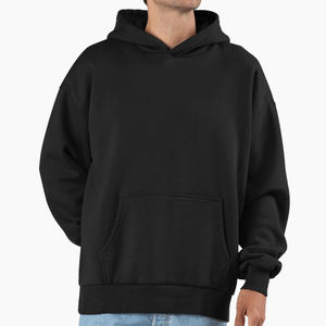 Sudadera con Capucha de Alta Calidad, Estilo Urbano, Algodón Grueso, para Hombre, Tallas Grandes, Impresión de Logotipo Personalizado, Sudadera Extra Grande - Product Image 4