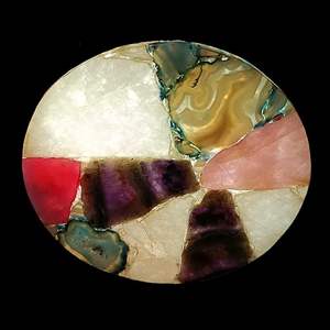 Sceau en agate poli artisanal, décoration de luxe pour la maison, motif floral religieux, résine, couleur personnalisée, haute qualité artisanale - Product Image 4