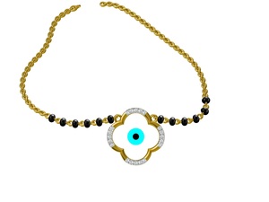 Alta exquisita venta último diseñador tradicional 18K oro Mangalsutra colgante joyería boda compromiso o regalo - Product Image 2
