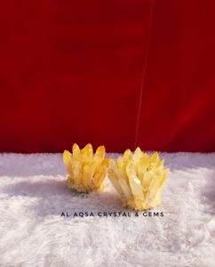 Hermoso Racimo de Piedras Preciosas de Citrino Natural Pulido para Terapia de Sanación y Decoración del Hogar/Oficina - Product Image 4