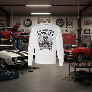 18436572 V8 Firing Order <b>Muscle</b> Car Enthusiast Long Sleeve <b>T</b>-<b>Shirt</b> Promotional <b>T</b>-<b>Shirt</b> for Car Lovers - Product Image 3
