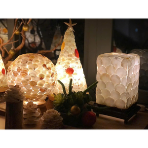 Lámpara de concha marina y alta calidad hecha a mano de Vietnam, buena calidad artesanía de moda Vietnam 99 DATOS DE ORO - Product Image 3