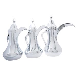 Théière en métal pour restaurant, couleur argent, fabrication artisanale, design personnalisable, haute qualité, luxe, cafetière de table - Product Image 3