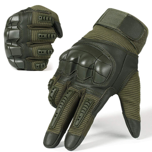 Gants de moto respirants et imperméables à doigts entiers avec écran tactile, sangle de poignet réglable, en peau de mouton, pour le cyclisme - Product Image 1