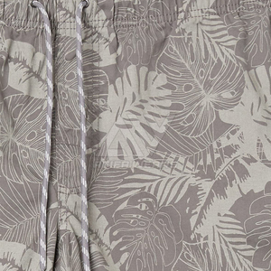 2024 nuevos pantalones cortos informales para hombre de secado rápido cómodos elásticos a media cintura 100% algodón patrón sólido High Street transpirable - Product Image 5