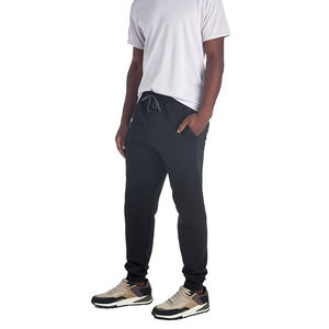 กางเกงวิ่งเอวสูงของผู้ชายกางเกงออกกำลังกายผ้าคอตตอนแห้งเร็วสำหรับวิ่งเอวกลาง - Product Image 4