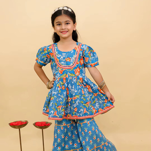 DESIGNER WEAR TRENDING TOP CON SHARARA SET READY TO WEAR COLECCIÓN, NUEVOS DISEÑOS - Product Image 1