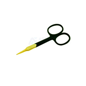 Ciseaux à ongles de haute qualité du fabricant pakistanais poignée en céramique légère en acier inoxydable incurvé tranchant sans danger pour une utilisation en beauté - Product Image 2