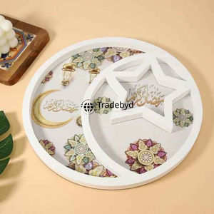 Bandeja de madera MDF de lujo Tradebyd Bandeja de servicio duradera para uso diario Hotel en casa y servicio de eventos - Product Image 1