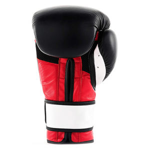 Gants de boxe professionnels en cuir PU durables, couleur personnalisée, évacuation de l'humidité, doigts complets pour la fermeture, pour Muay Thai en extérieur - Product Image 3
