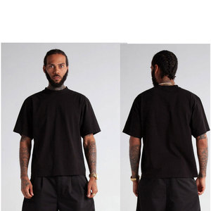 Shaka Wear Max Heavyweight cuello redondo manga corta 255 GSM 100 algodón de gran tamaño Essentials en blanco logotipo personalizado camiseta para hombres - Product Image 6