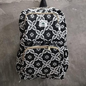 Stylish and Comfortable Jacquard Woven Poly Cotton School Bag for Children New Design with Thick Warp Knitted <b>Yarn</b>-Dyed Fabric - Product Image 1